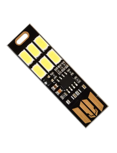 T10-USB-6SMD-5730-Y لمبة LED ابيض صغير