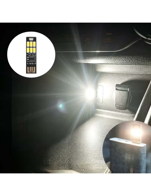 T10-USB-6SMD-5730-Y PCB DURABLE MINI LED LAMP STICK WHITE