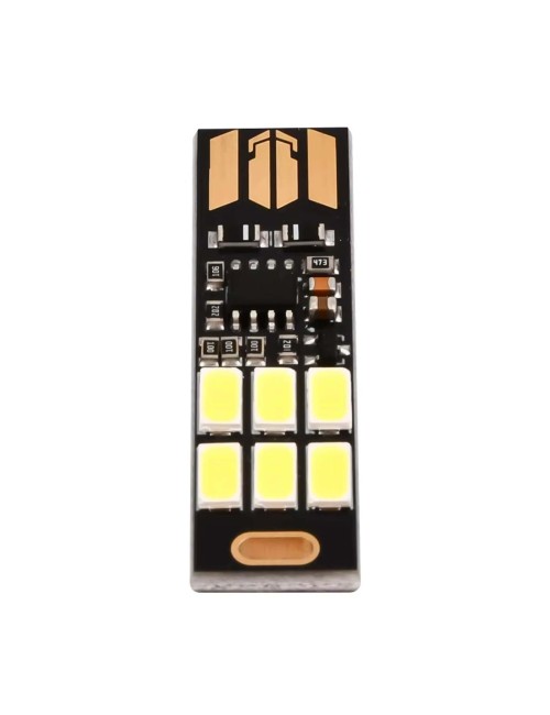T10-USB-6SMD-5730-Y PCB DURABLE MINI LED LAMP STICK WHITE