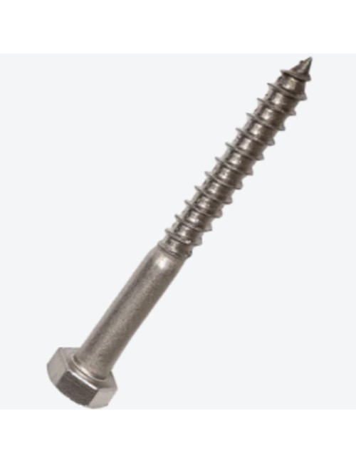 برغي تلفون 5/16"×75 8ملي جلفنايز TWN