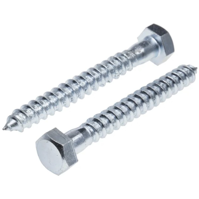 برغي تلفون 3/8"×75 10ملي جلفنايز TWN