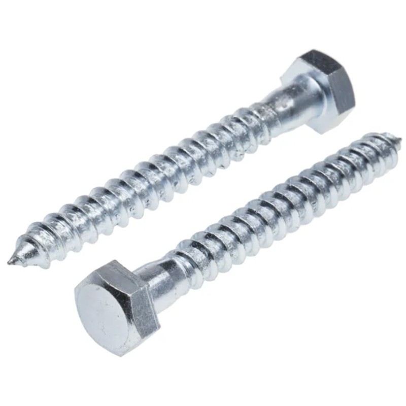 برغي تلفون 3/8"×100 10ملي جلفنايز TWN