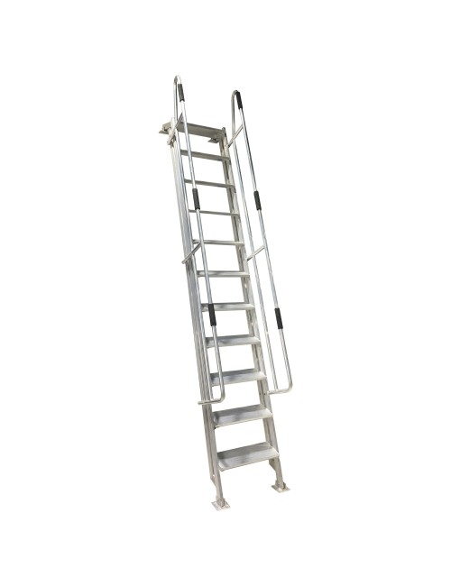 ALUMINIUM WALL LADDER 12 STEPS 4.18 MTR