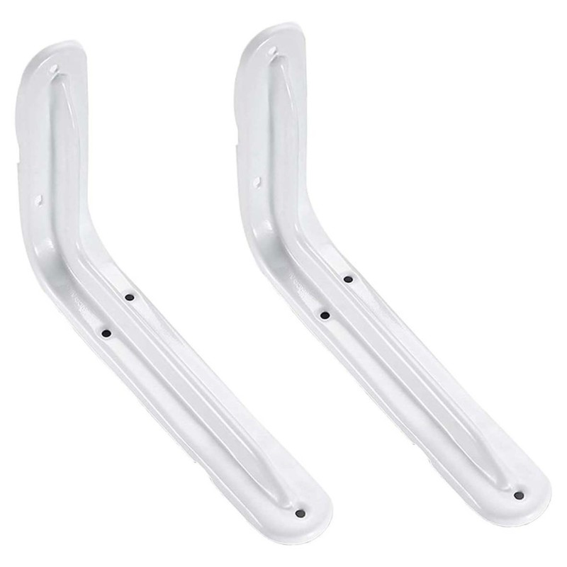 IT-40789- JIACEN 12''x14'' 2PCS/SET زاوية رف ابيض