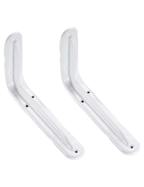 IT-40789- JIACEN 12''x14'' 2PCS/SET زاوية رف ابيض