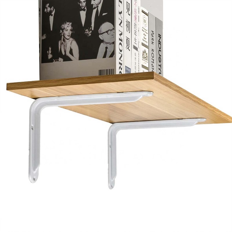 IT-40789- JIACEN 12''x14'' 2PCS/SET زاوية رف ابيض