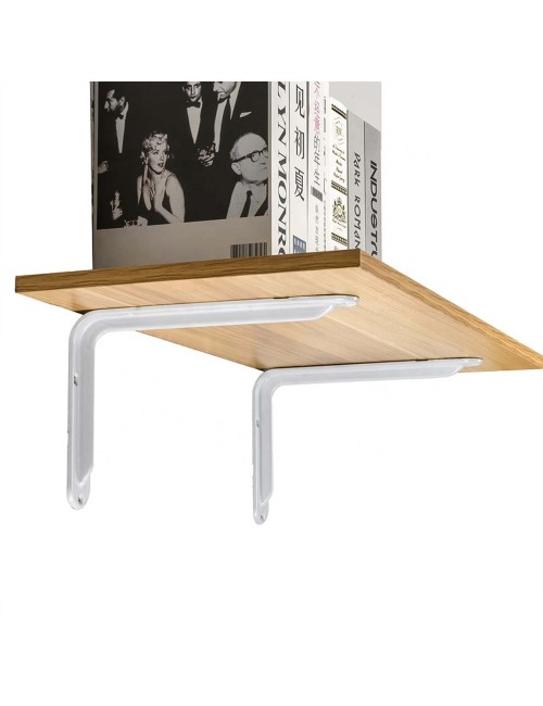 0IT-40789-JIACEN SHELF BRACKET WHITE 12''X14'' 2PCS/SET