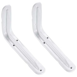 0IT-40788-JIACEN SHELF BRACKET WHITE 12''X10'' 2PCS/SET