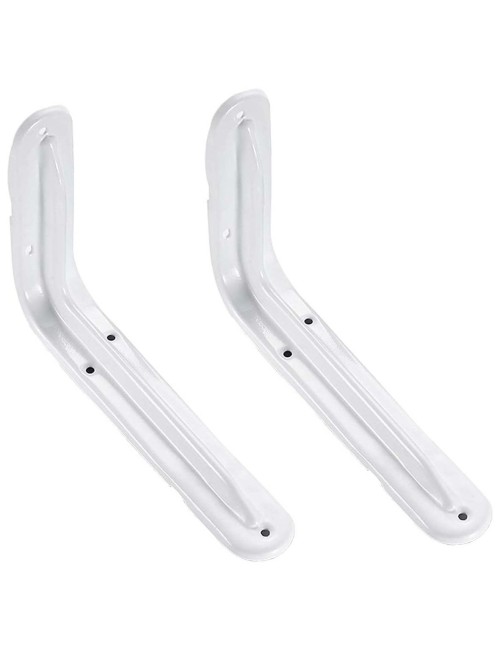 0IT-40788-JIACEN SHELF BRACKET WHITE 12''X10'' 2PCS/SET