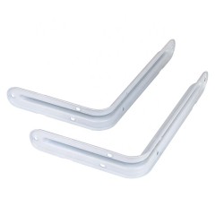 IT-40788- JIACEN 12''x10'' 2PCS/SET زاوية رف ابيض