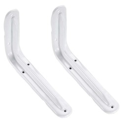 IT-40787- JIACEN 8''x10'' 2PCS/SET زاوية رف ابيض