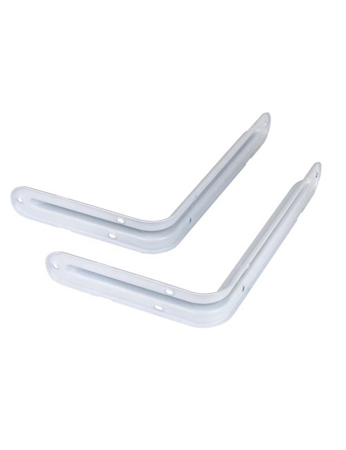 IT-40787- JIACEN 8''x10'' 2PCS/SET زاوية رف ابيض
