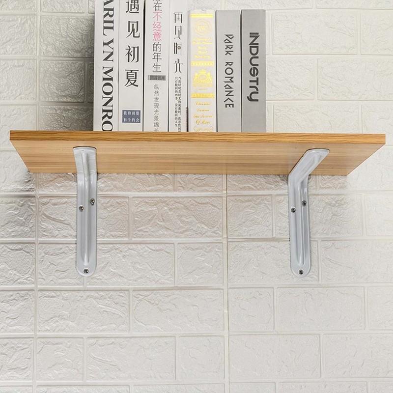 IT-40786-JIACEN SHELF BRACKET WHITE 8''X60'' 2PCS/SET