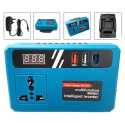 EZ-80909-7 INTELLIGENT PORTABLE POWER INVERTER,DC CONVERTER 21V-180V TO 220AC