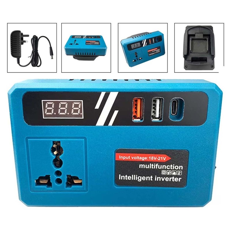 EZ-80909-7DC CONVERTER 21V-180V TO 220AC محول باتري CHN