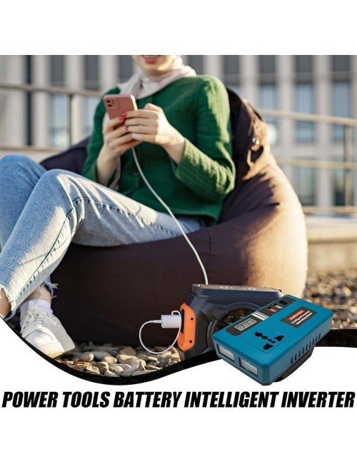EZ-80909-7DC CONVERTER 21V-180V TO 220AC محول باتري CHN