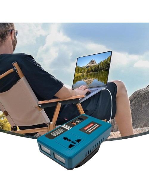 EZ-80909-7 INTELLIGENT PORTABLE POWER INVERTER,DC CONVERTER 21V-180V TO 220AC