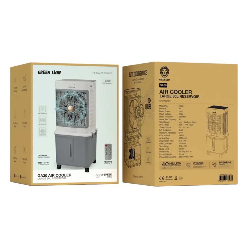 GNGA30AICOLGY GA30 70W مكيف مياة 30 لتر