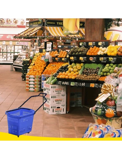 NA-74184-P SUPERMARKET PLASTIC SHOPPING BASKETS