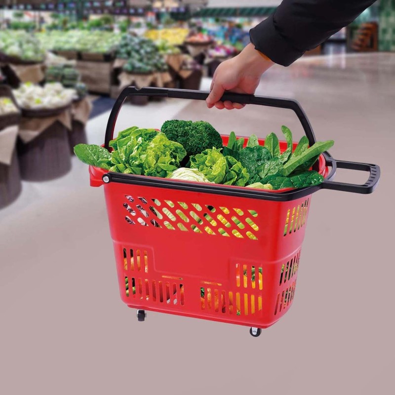 NA-74184-P SUPERMARKET PLASTIC SHOPPING BASKETS
