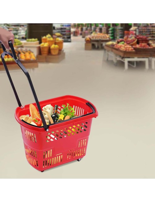 NA-74184-P SUPERMARKET PLASTIC SHOPPING BASKETS