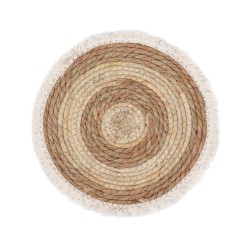 AE-33609/33612-HANDMADE JUTE ROUND RUG 1MTR