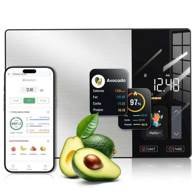 KN2432LB-SMART NUTRITION FOOD SCALE WITH TFT DISPLAY