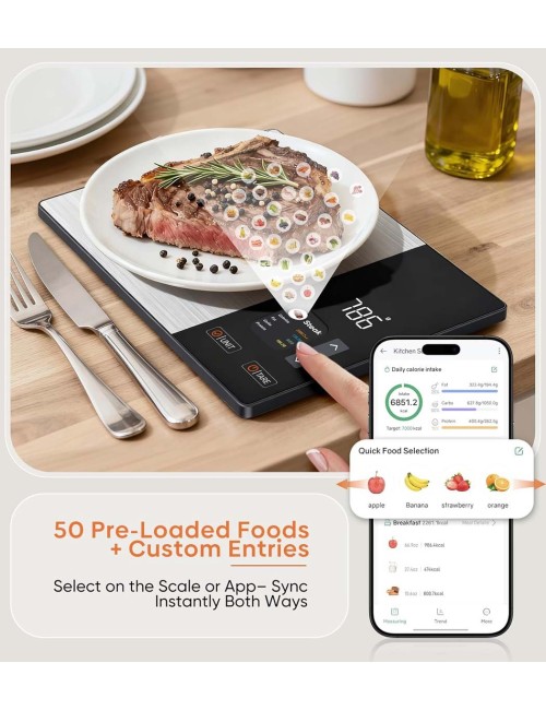 KN2432LB-SMART NUTRITION FOOD SCALE WITH TFT DISPLAY