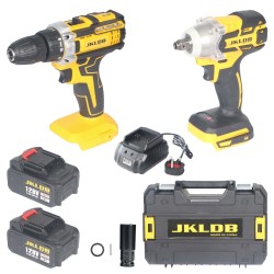 IT-41777 CORDLESS DRIL + IMPACT WRENCH 128 2 BATTARIES