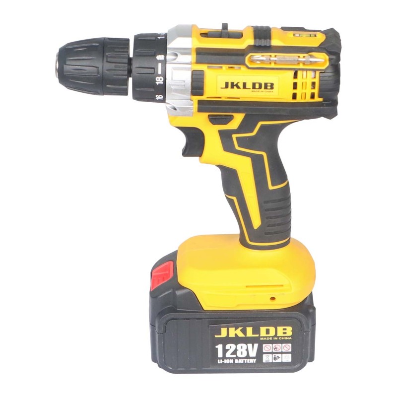 IT-41777 CORDLESS DRIL + IMPACT WRENCH 128 2 BATTARIES