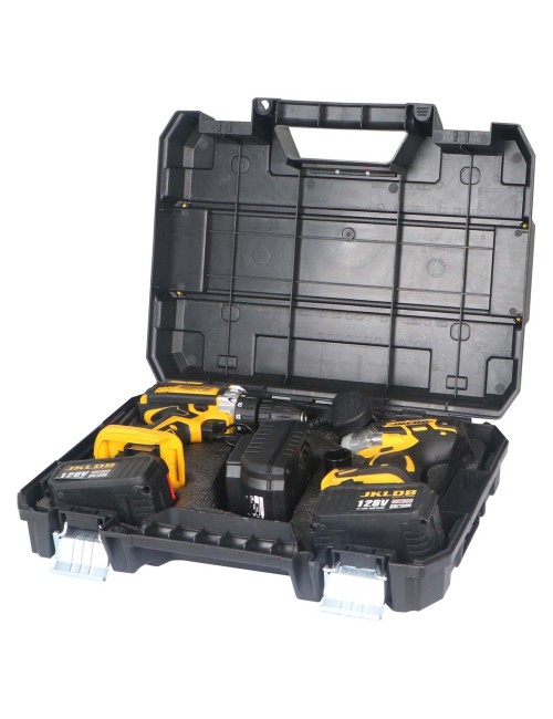 IT-41777 CORDLESS DRIL + IMPACT WRENCH 128 2 BATTARIES