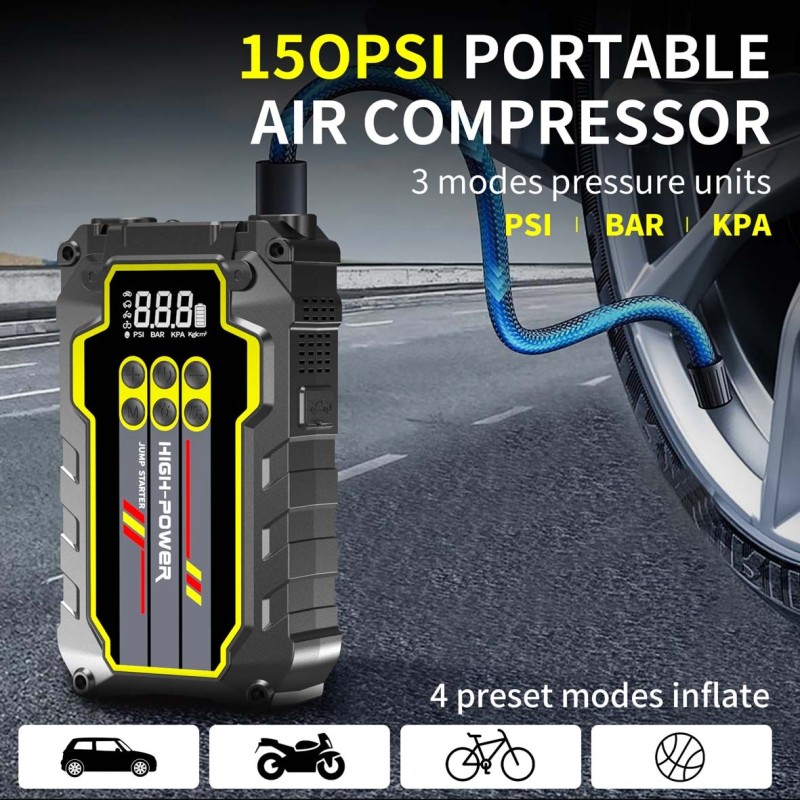 IT-80953 JUMP STARTER AND AIR COMPRESSOR