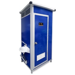 WSJ-DR-03 PORTABLE SITTING TOILET SET 1.1X1.1 X 2.30 MTR