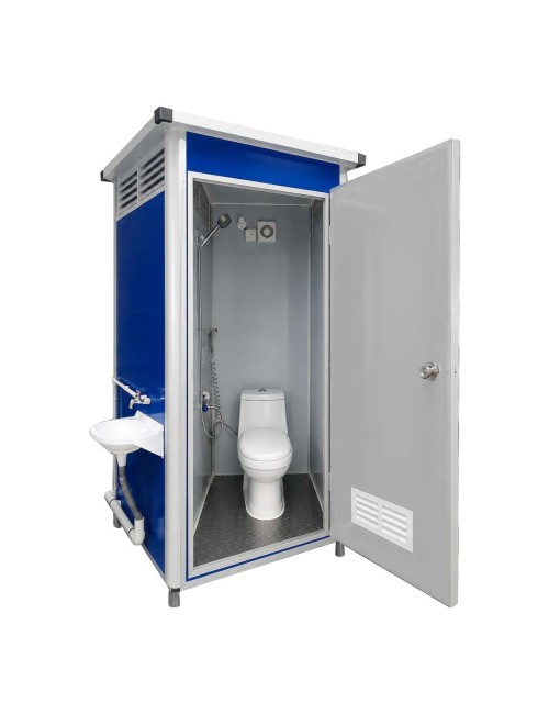 WSJ-DR-03 PORTABLE SITTING TOILET SET 1.1X1.1 X 2.30 MTR