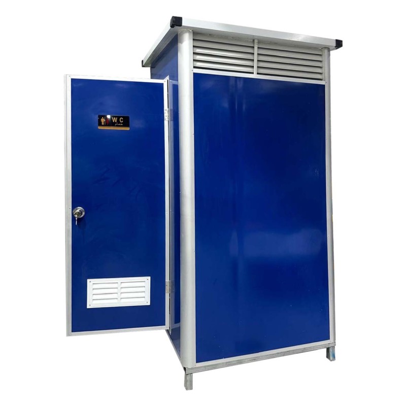 WSJ-DR-03 PORTABLE SITTING TOILET SET 1.1X1.1 X 2.30 MTR