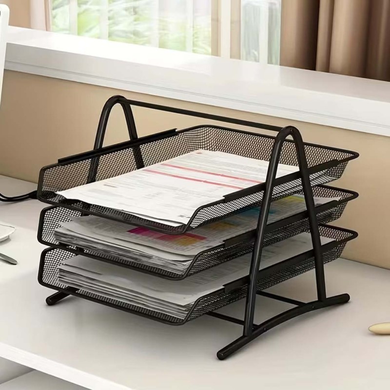CF-20891 METAL DESK ORGANISER FILE RACK رف مكتبى