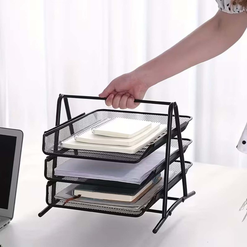 CF-20891 METAL DESK ORGANISER FILE RACK رف مكتبى