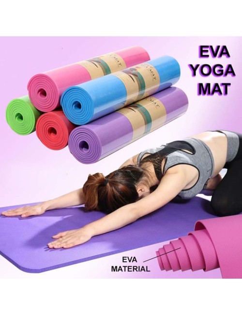 HB-30003-ECO FRINDLY EVA YOGA MAT 6MM THICKNESS 61CMX173CM