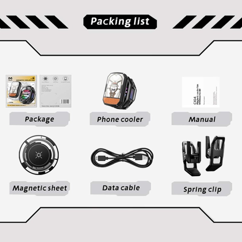 MEMO CX14- MAGNETIC MOBILE COOLER,COOLING FAN