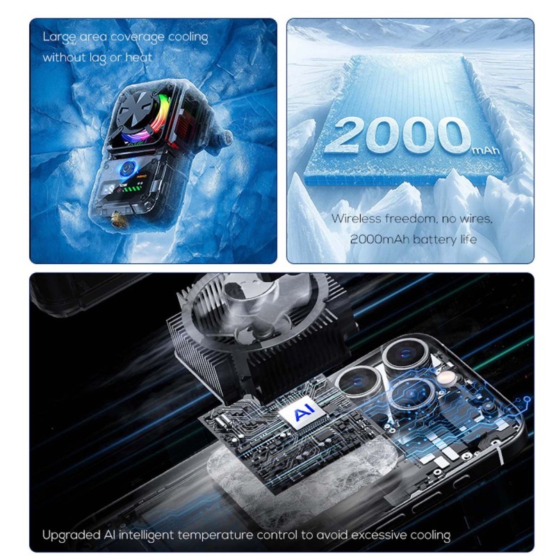 MEMO DL23- MAGNETIC MOBILE COOLER,COOLING FAN