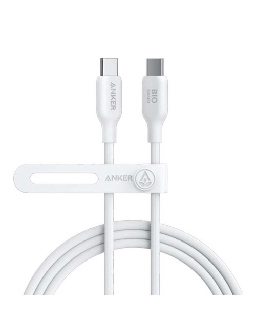 ANKER 544-USB-C TO USB-C CABLE (6FT BIO-BASED) 140W WHITE