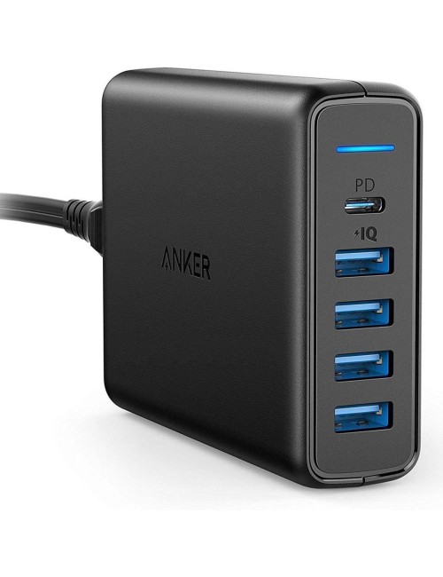 ANKER A2056- 5-PORT USB WALL CHARGER POWERPORT PD WITH 1PD & 4PIQ