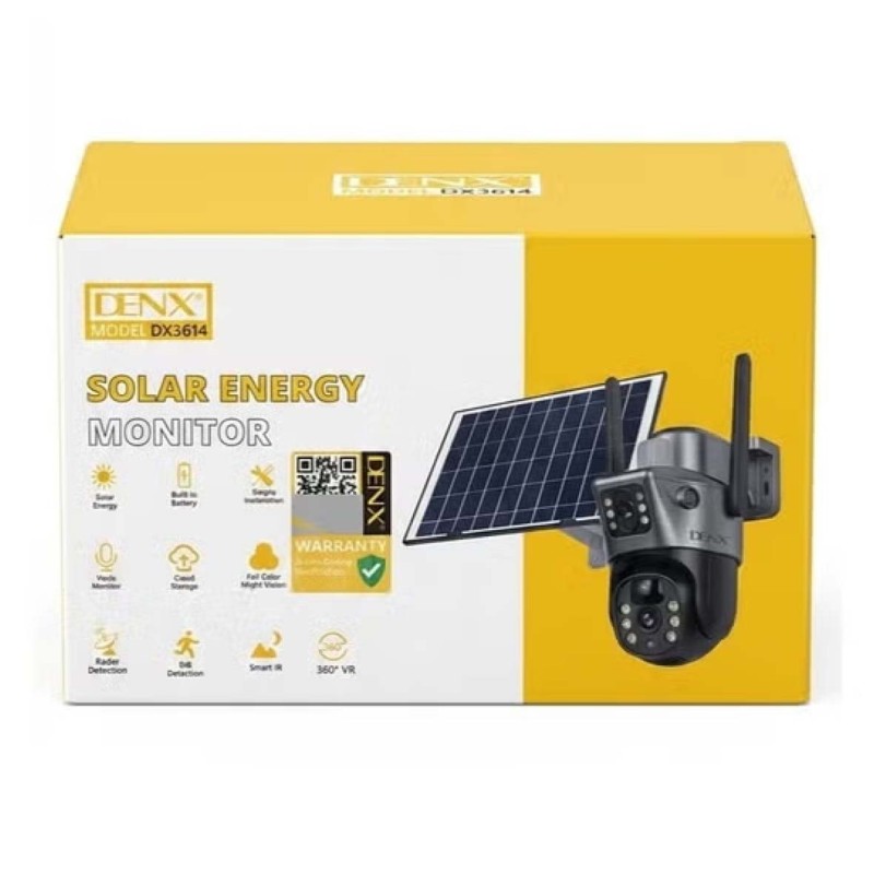 DENX DX3614 SOLAR POWER HIGH RESOLUTION SMART CAMERA