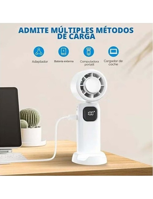 DENX DX2669 PORTABLE HANDHELD HIGH SPEED COOLING FAN 4000mAH