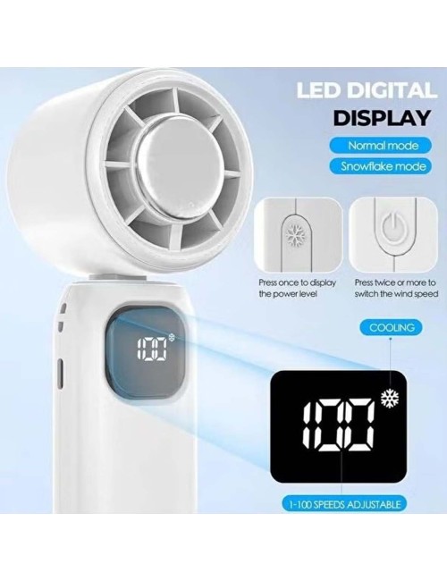 DENX DX2669 مروحة يدوي شحن