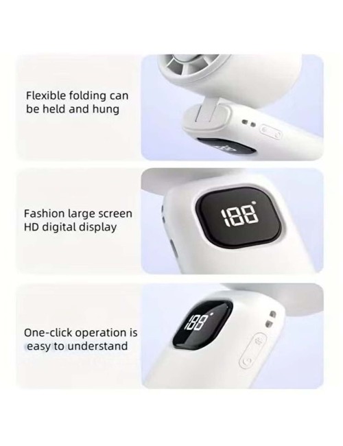 DENX DX2669 PORTABLE HANDHELD HIGH SPEED COOLING FAN 4000mAH