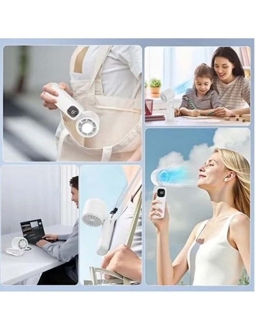 DENX DX2669 PORTABLE HANDHELD HIGH SPEED COOLING FAN 4000mAH