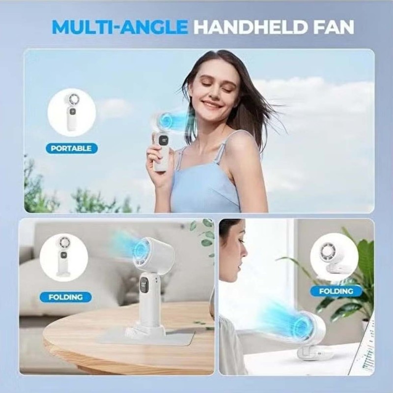 DENX DX2669 PORTABLE HANDHELD HIGH SPEED COOLING FAN 4000mAH