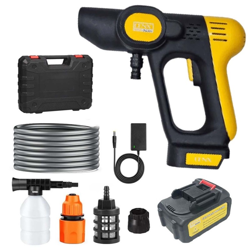 DENX DX2595 مضخة غسيل متنقلة 21 فولت 1باتري