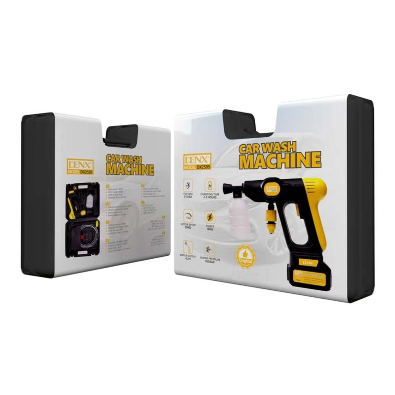 DENX DX2595 مضخة غسيل متنقلة 21 فولت 1باتري